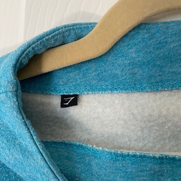 GYMSHARK Teal Pullover Sweatshirt - Picture 3 of 6